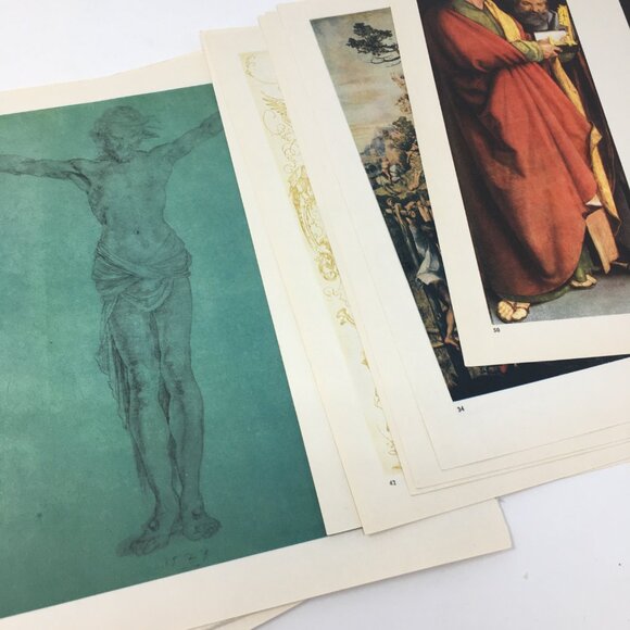 Bundle of Albrecht Dürer Portraits Religious Renaissance Gothic Art Prints - Picture 10 of 16